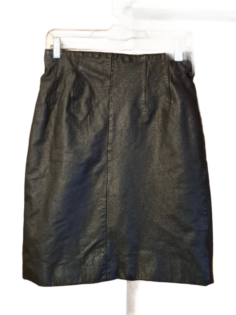 Wilsons Leather Black Faux Leather Pencil Skirt